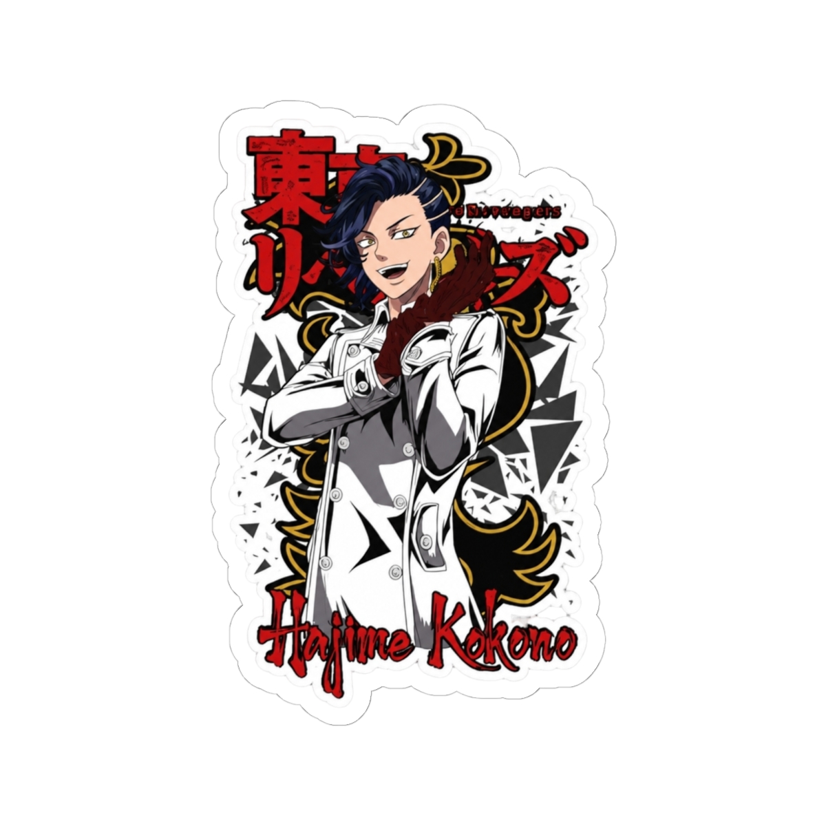 Hajime Kokono Tokyo Revengers Anime Fan Manga Series Sticker
