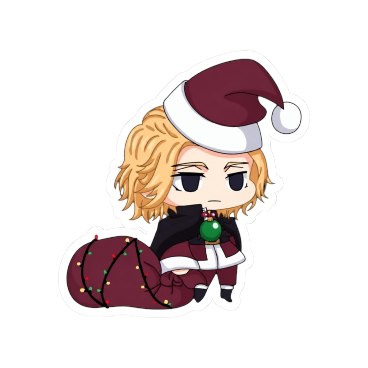 Mikey Inspired Christmas - Cool Santa Rider from Tokyo Streets | Tokyo Revengers - alternate angle 3, merchandise