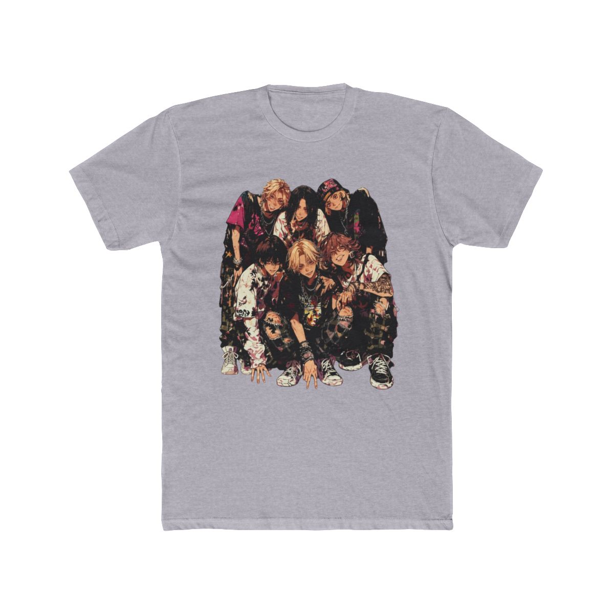 Tokyo Revengers Gang Group Pose T Shirt - alternate angle 5, merchandise