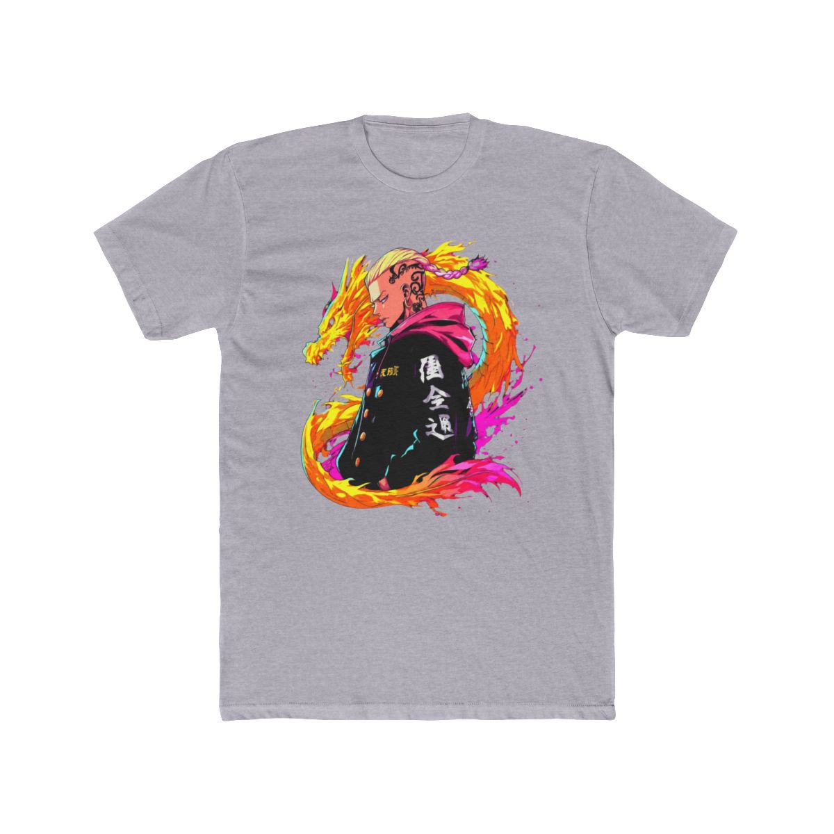 Tokyo Revengers Draken Dragon Anime Art T Shirt - alternate angle 5, merchandise