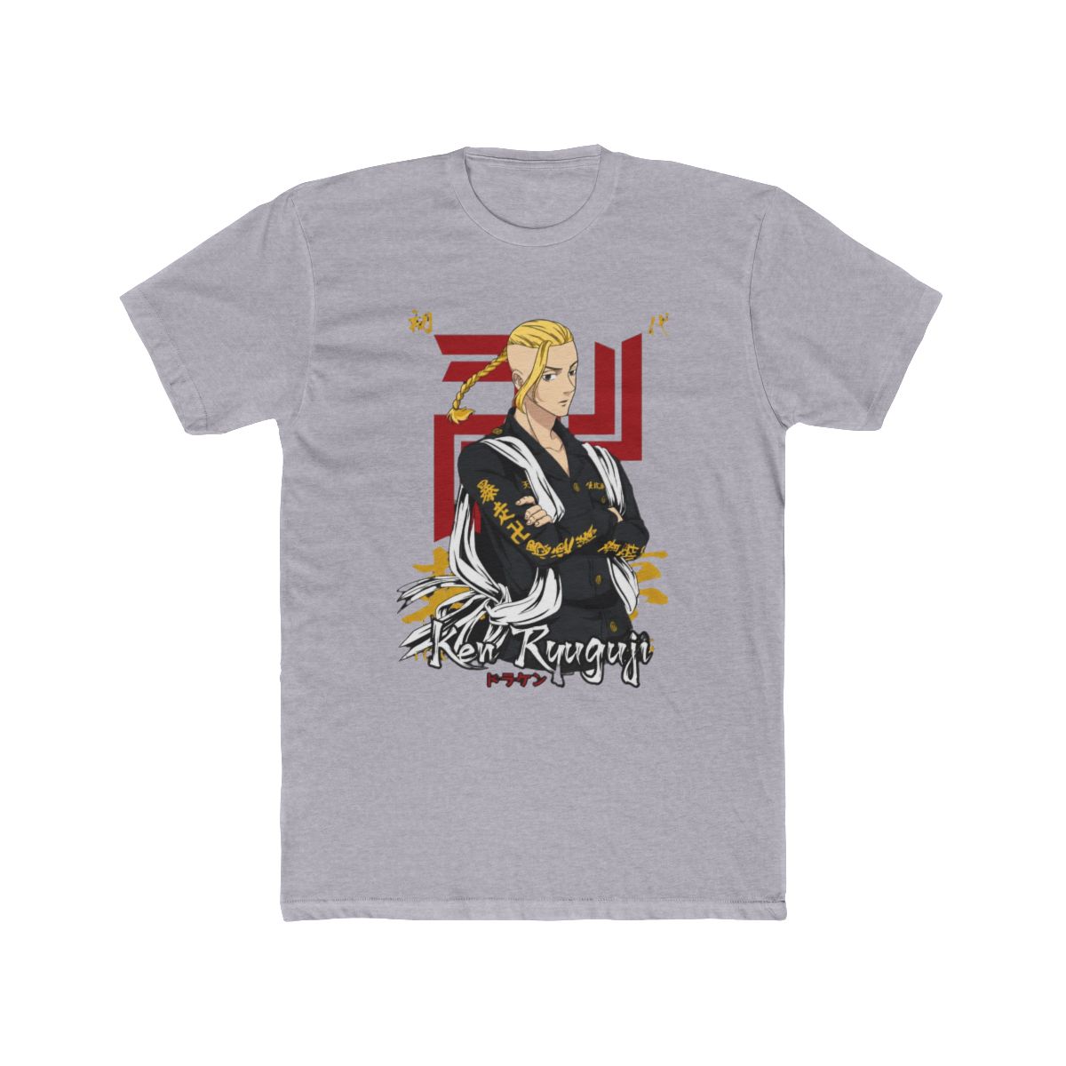 Ken Ryuguji Draken Toman Commander Art T Shirt | Tokyo Revengers - alternate angle 5, merchandise