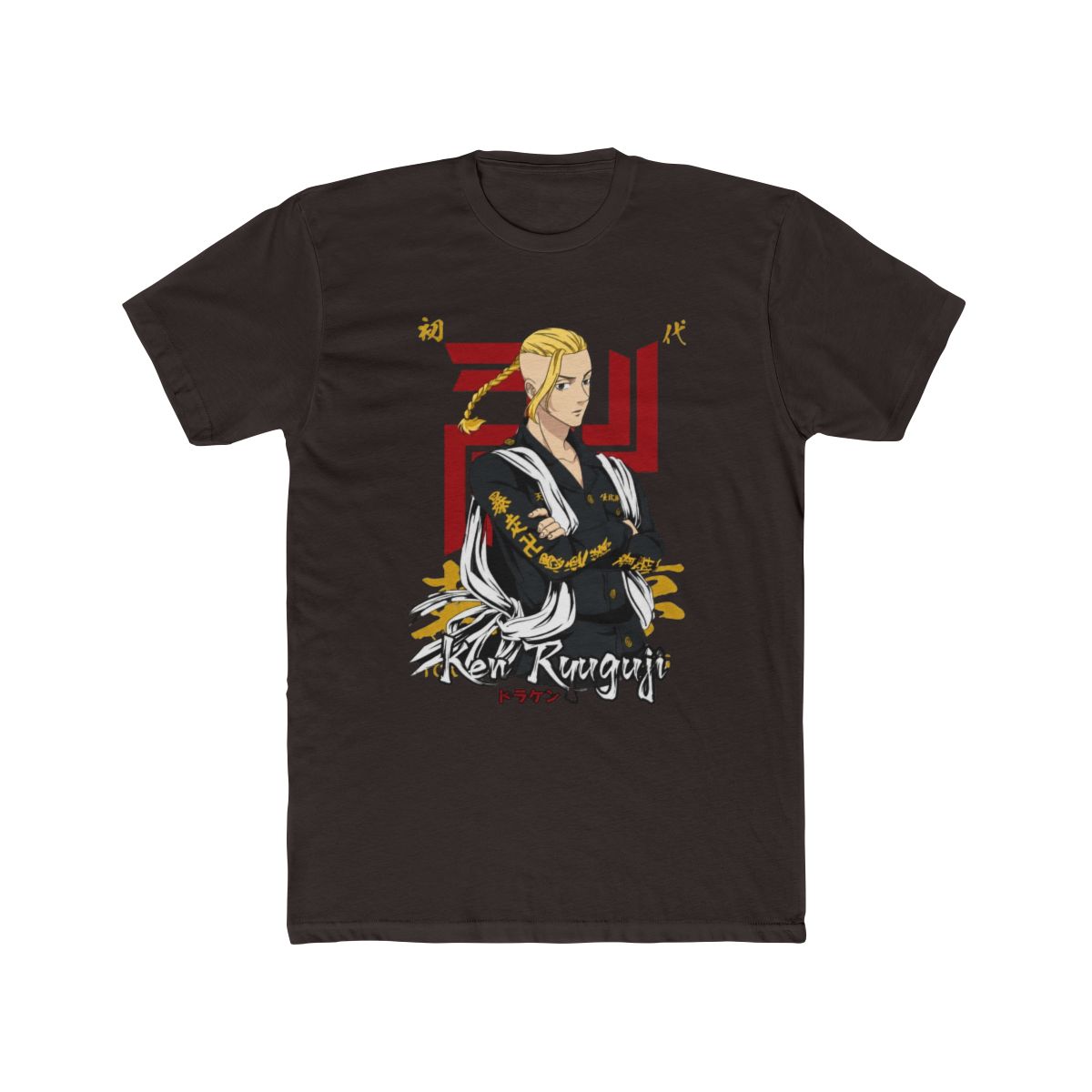 Ken Ryuguji Draken Toman Commander Art T Shirt | Tokyo Revengers - alternate angle 3, merchandise