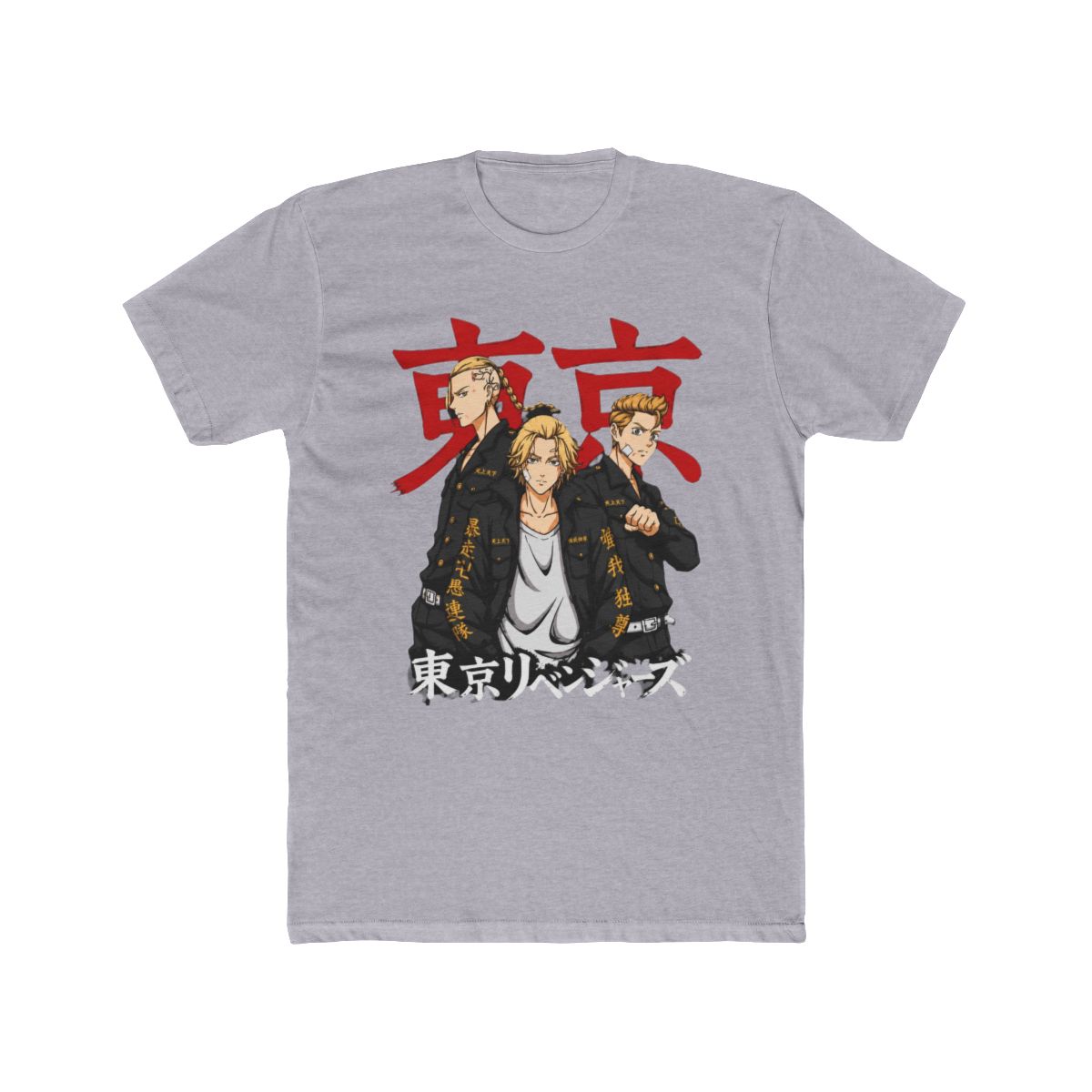 Toman Trio: Mikey, Draken & Takemichi Art T Shirt | Tokyo Revengers - alternate angle 5, merchandise