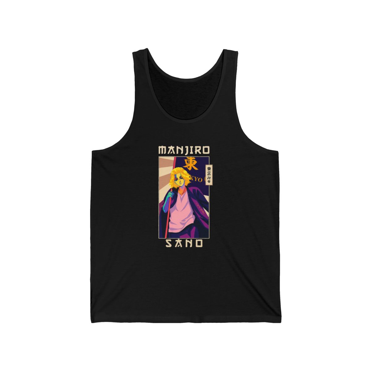 Mikey touman leaders Tank Top | Tokyo Revengers - alternate angle 3, merchandise